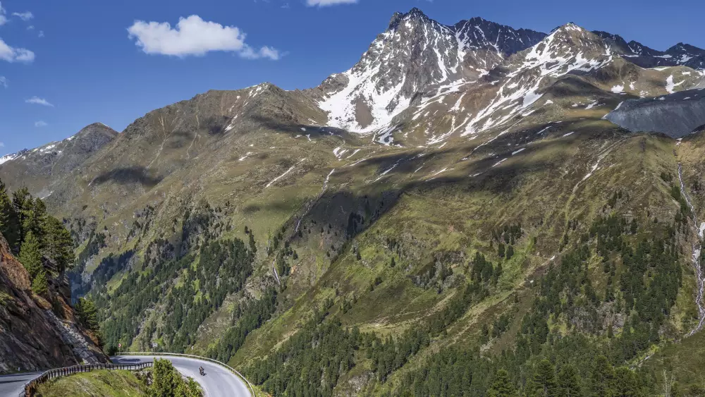 Gletscherblick an der Kaunertaler Gletscherstraße